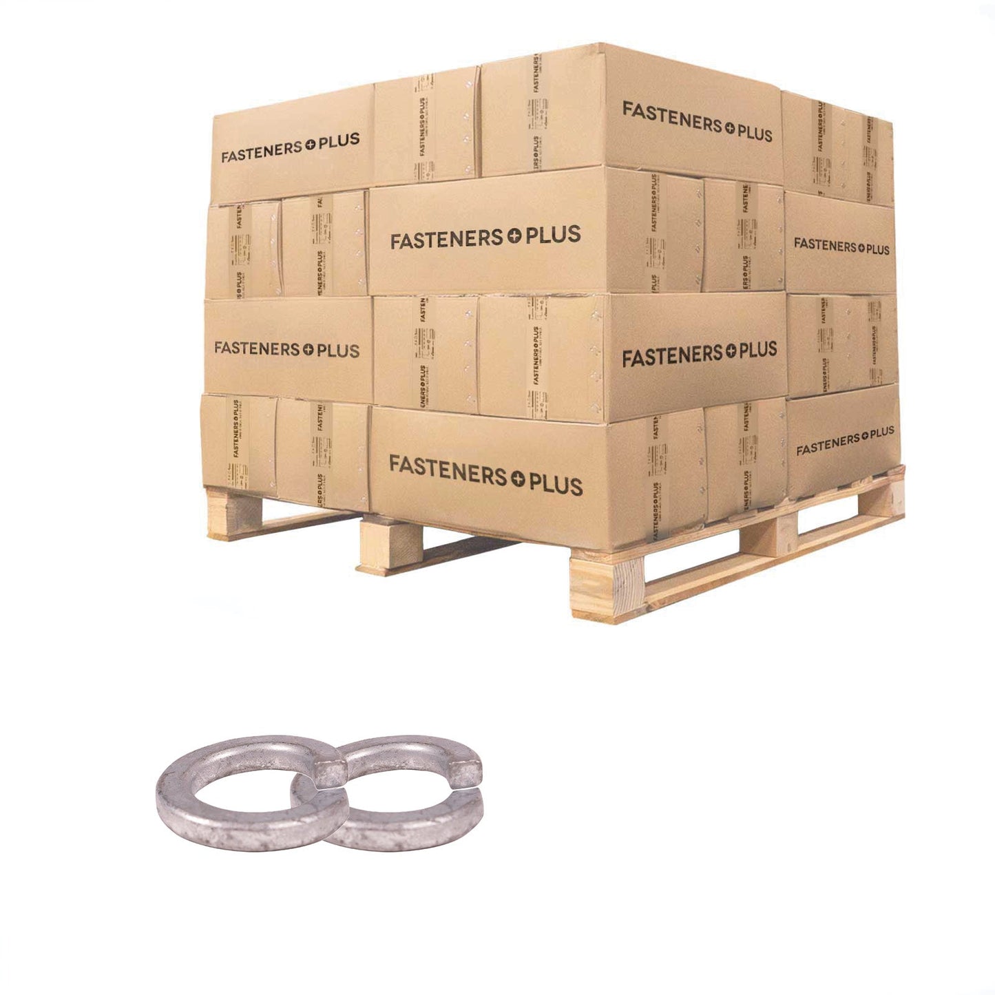 Conquest 7/8" Split Lock Washer - Hot Dip Galvanized, Qty. 27,000 - Pallet