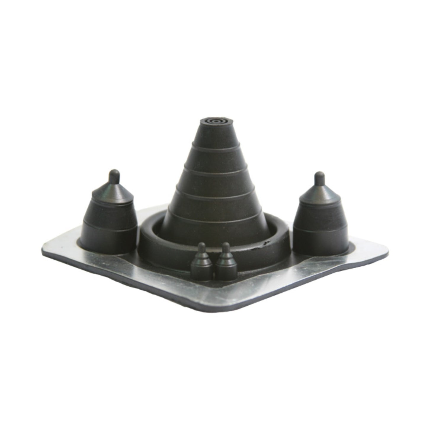 black epdm solar multi port metal roof boot