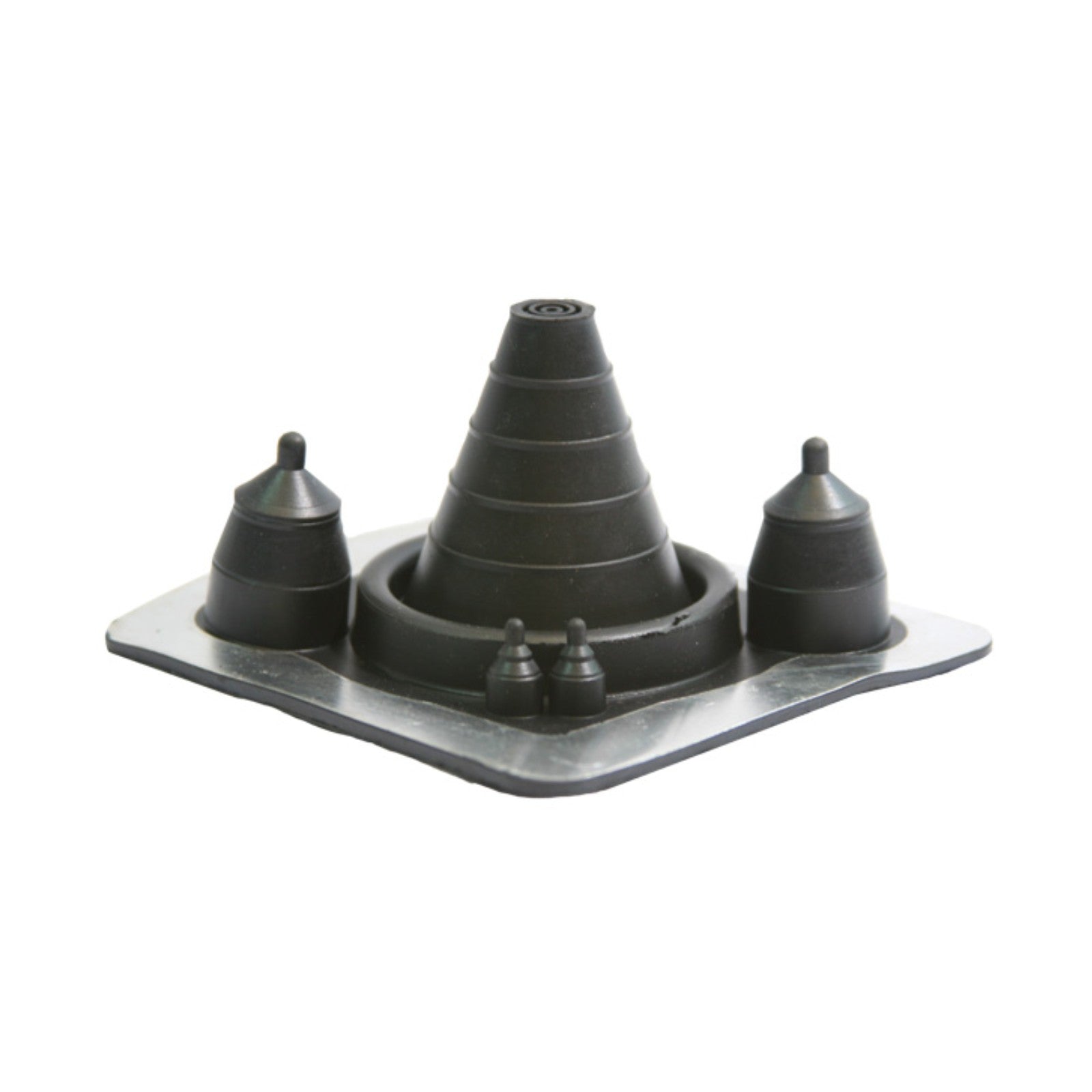 black epdm solar multi port metal roof boot