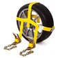 Side Mount Wheel Net W/ Cam Buckle & 2 Ratchets and Chain Extensions