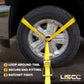 Side Mount Wheel Net with Ratchet and Flat Hook - 4 pack