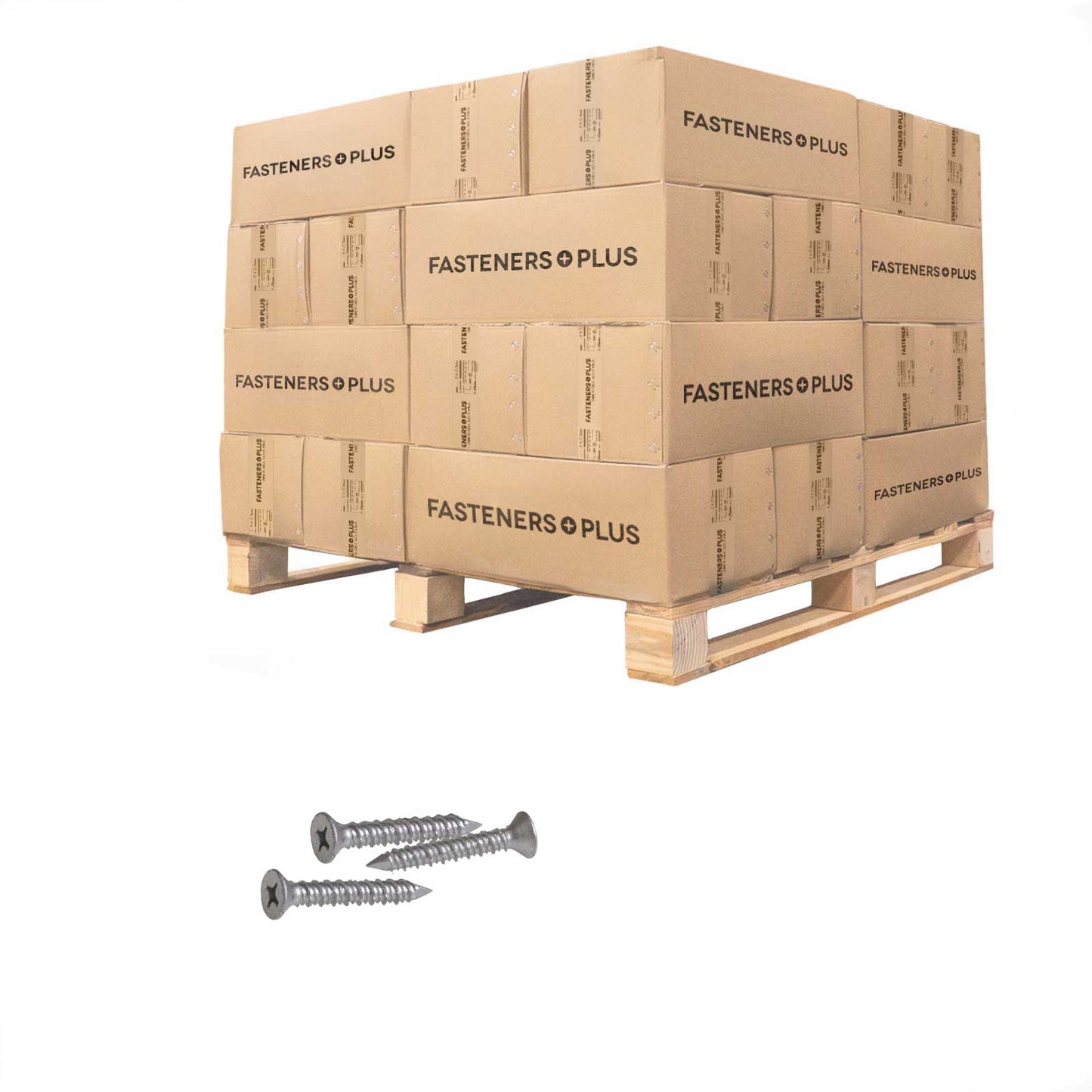 Tapcon 1/4" x 1-1/4" Concrete Screw, Phillips Flat - 410 Stainless Steel | Qty. 60,000 (Pallet)
