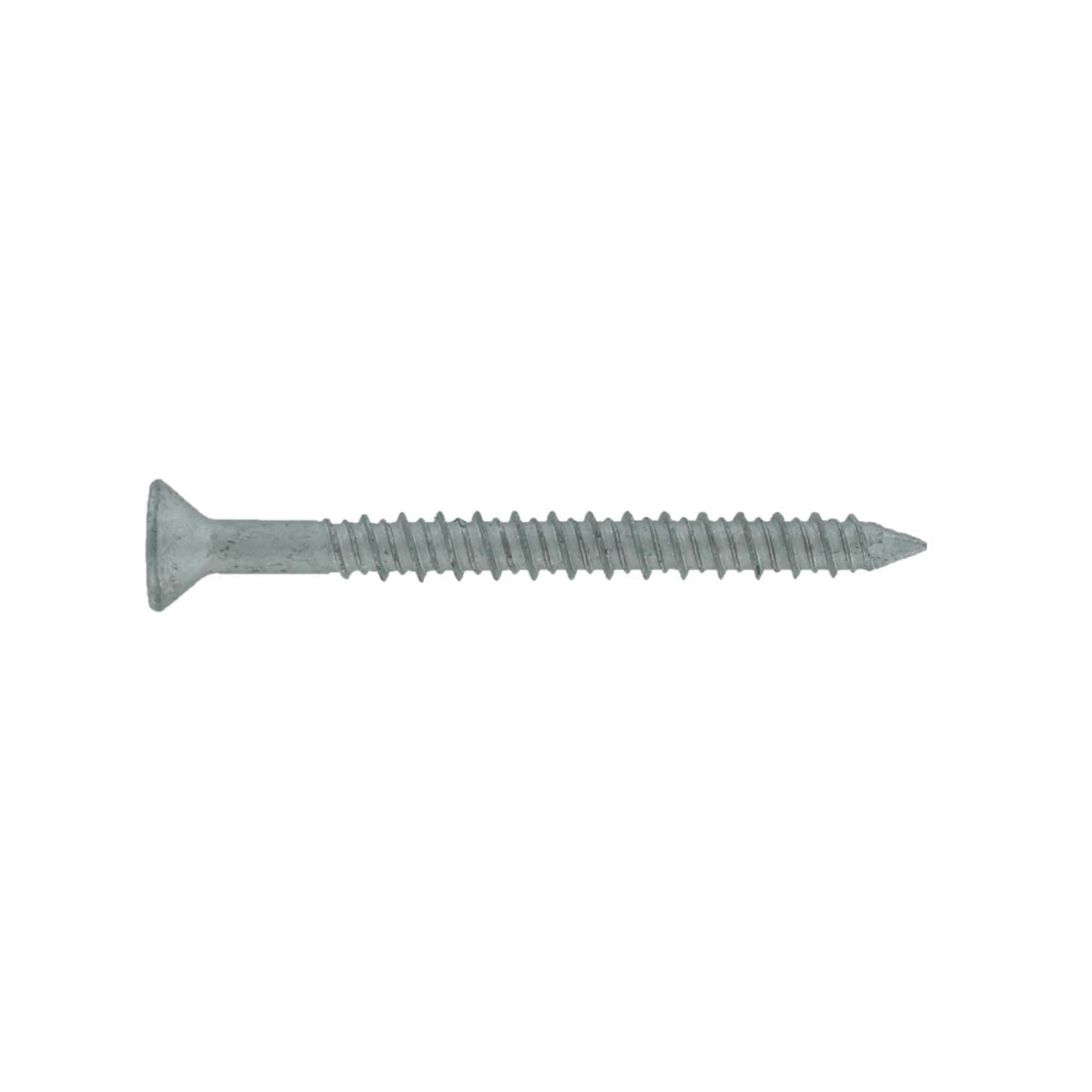 1/4 inch x 2-3/4 inch Tapcon 410 Stainless Steel Concrete Screw Phillips Flat