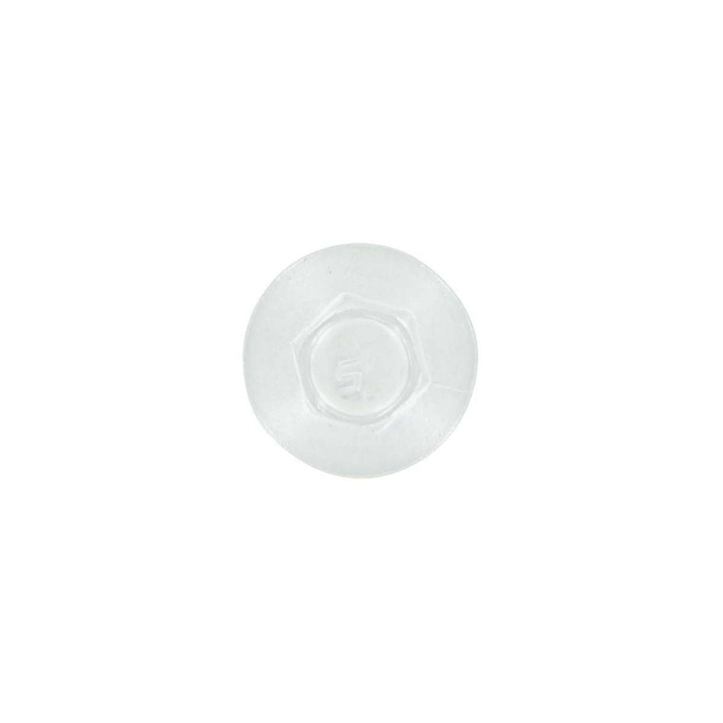 #10 x 1 inch SS Woodbinder Metal Roofing Screw Bright White Pkg 250 image 2 of 2