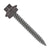 #10 x 112 inch SS Woodbinder Metal Roofing Screw Charcoal Gray Pkg 250