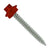 #10 x 112 inch SS Woodbinder Metal Roofing Screw Rustic Red Pkg 250