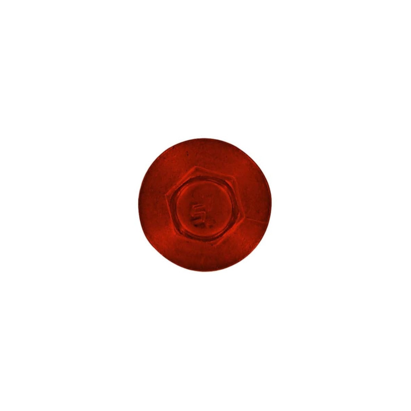 #10 x 1 inch SS Woodbinder Metal Roofing Screw Rustic Red Pkg 250 image 2 of 2