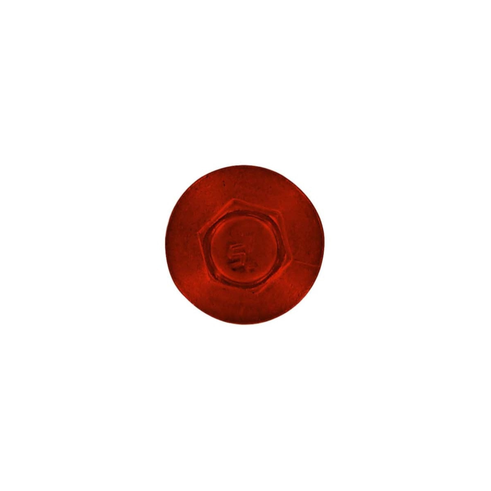 #10 x 1 inch SS Woodbinder Metal Roofing Screw Rustic Red Pkg 250 image 2 of 2