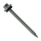 #10 x 2 inch SS Woodbinder Metal Roofing Screw Plain Finish Pkg 250