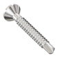 #10 x 1-1/2" Quik Drive FHSD Self-Drilling Wood-To-CFS Collated Screws, 410 Stainless Steel, Pkg 1000