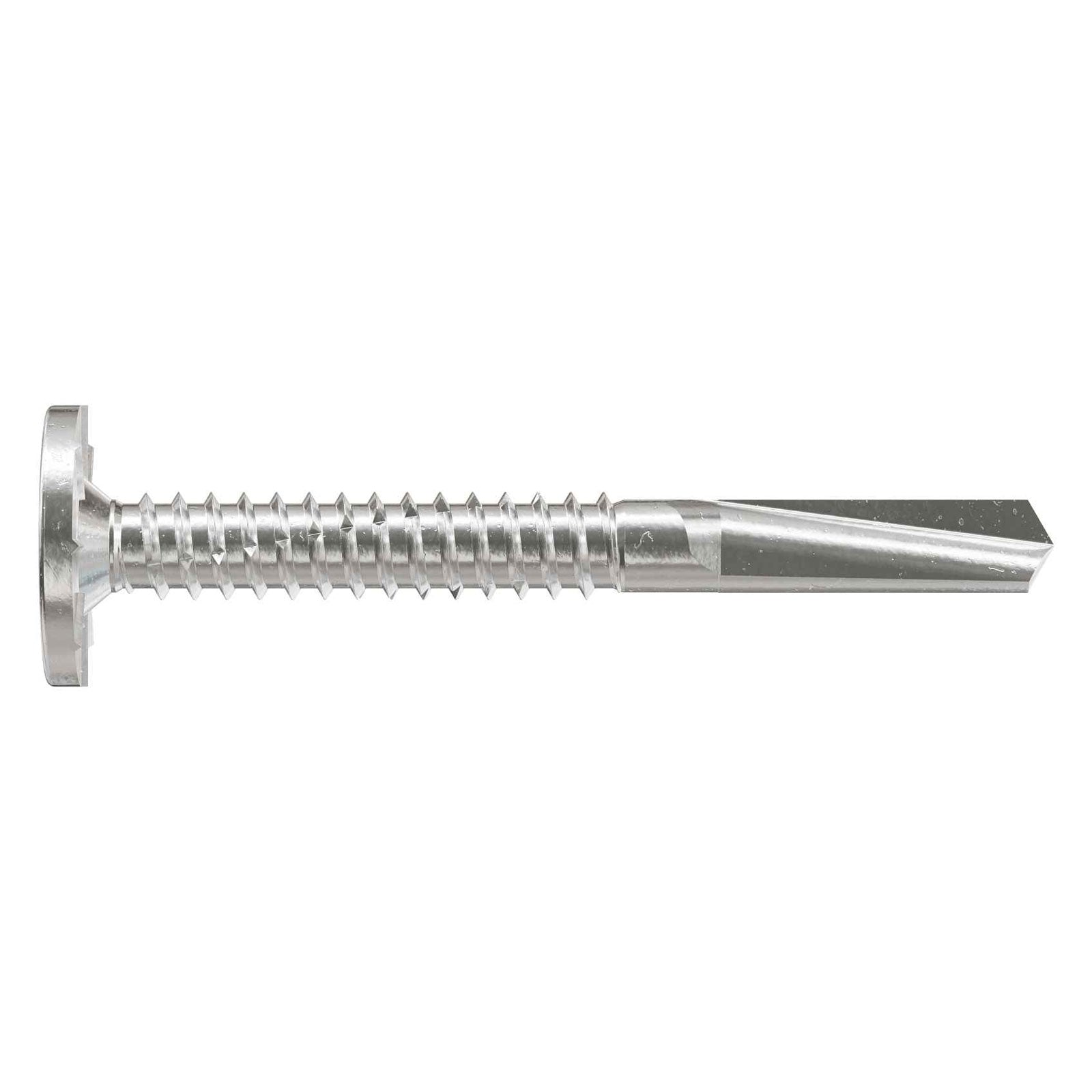 #14 x 2-1/4" Quik Drive Pancake Head SD Collated Screws, 410 Stainless ...