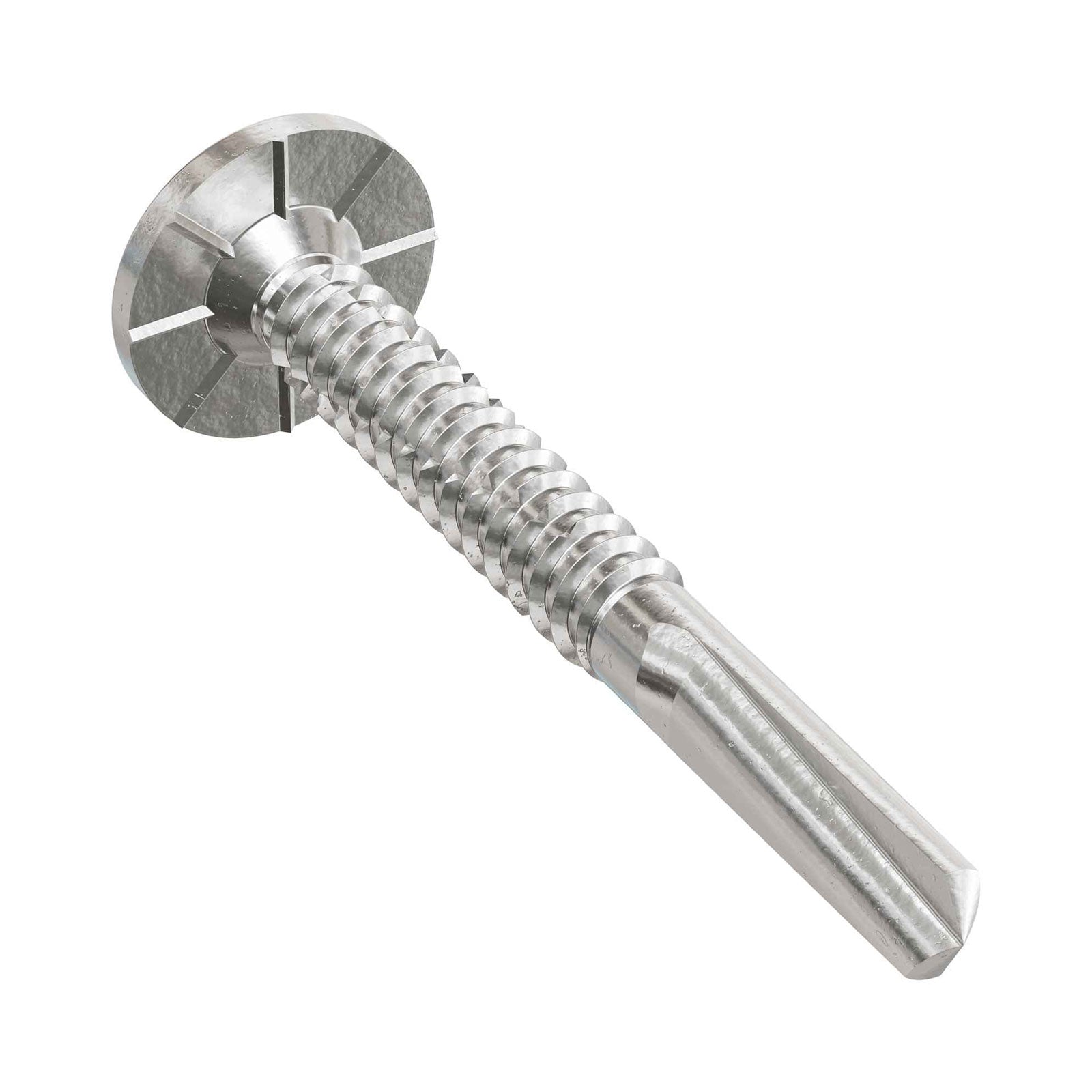 #14 x 2-1/4" Quik Drive Pancake Head SD Collated Screws, 410 Stainless ...