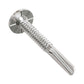 #14 x 2-1/4" Quik Drive Pancake Head SD Screw, 410 Stainless Steel, Pkg 500