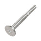 #14 x 2-1/4" Quik Drive Pancake Head SD Screw, 410 Stainless Steel, Pkg 500