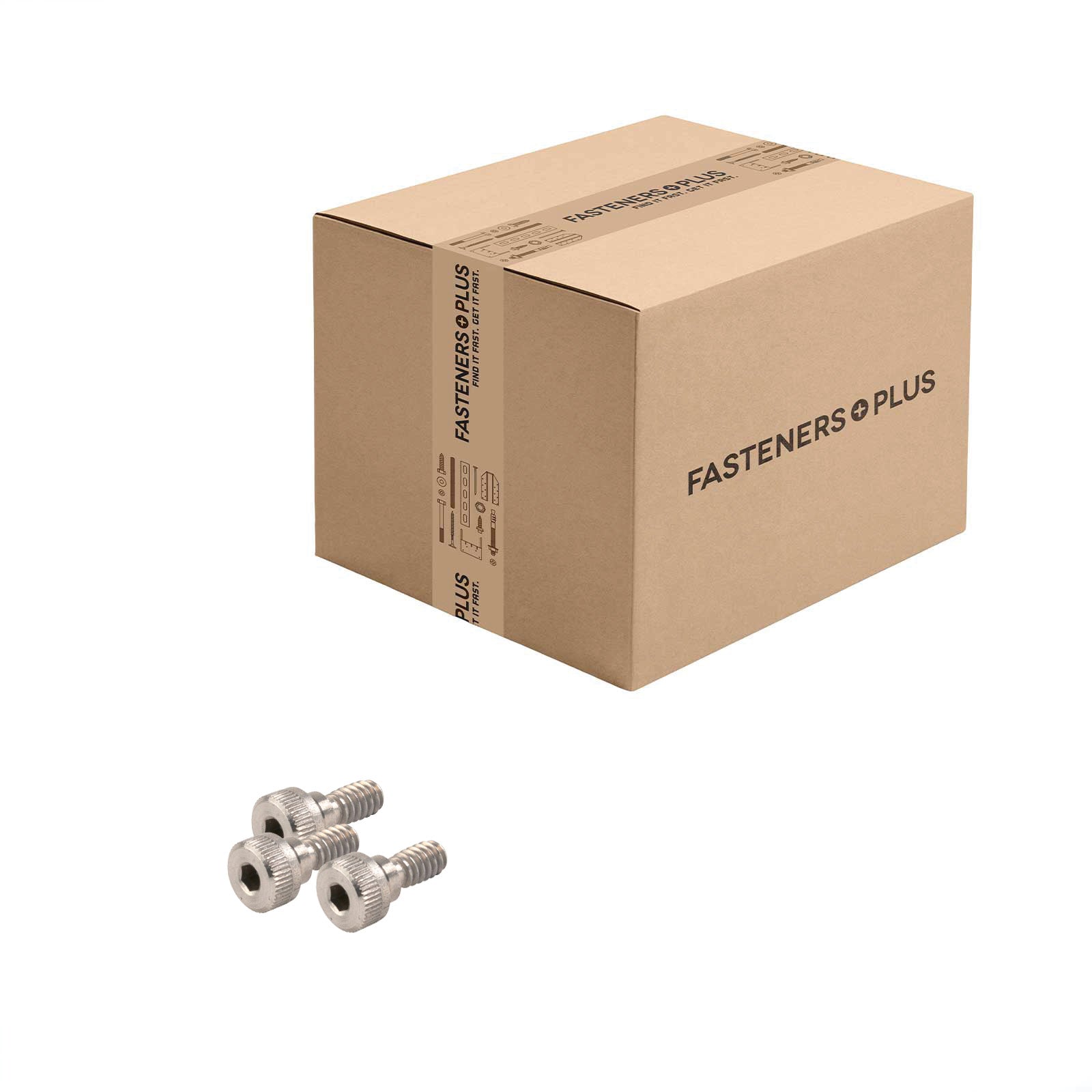 Conquest 1/4"-10-24 x 1/8" Coarse Socket Shoulder Screw - 18-8 Stainless Steel  | Qty. 500 (Carton)