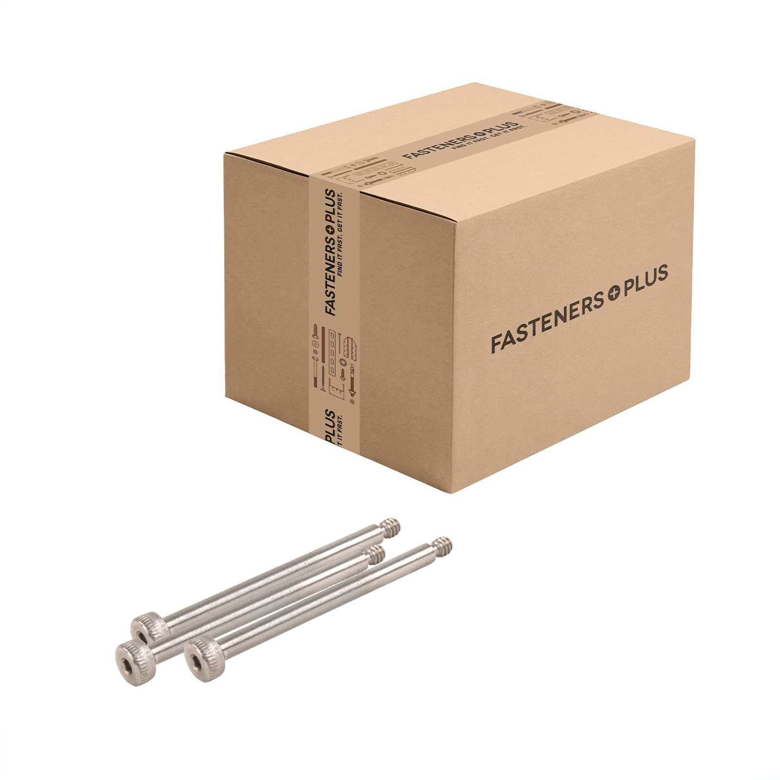 Conquest 1/8"-4-40 x 1-1/2" Coarse Socket Shoulder Screw - 18-8 Stainless Steel  | Qty. 500 (Carton)