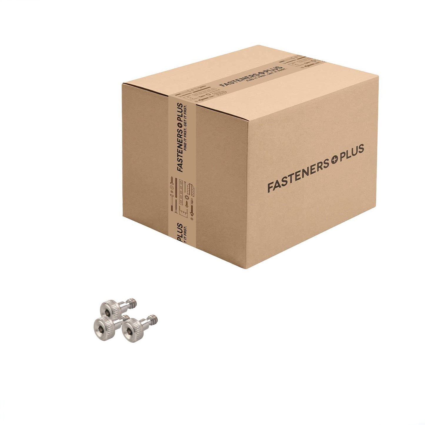 Conquest 1/8"-4-40 x 1/8" Coarse Socket Shoulder Screw - 18-8 Stainless Steel  | Qty. 500 (Carton)