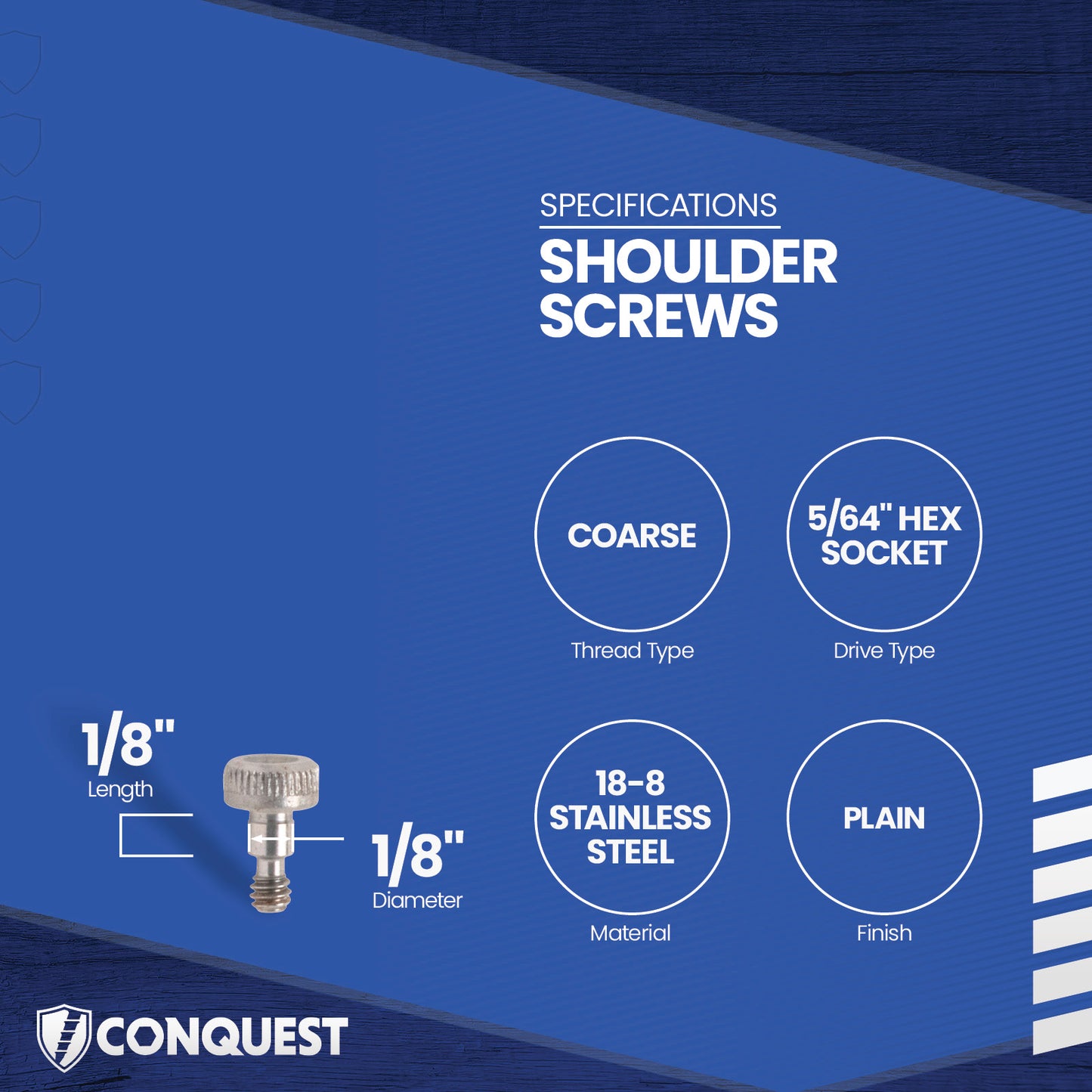 shoulder screw specification graphic