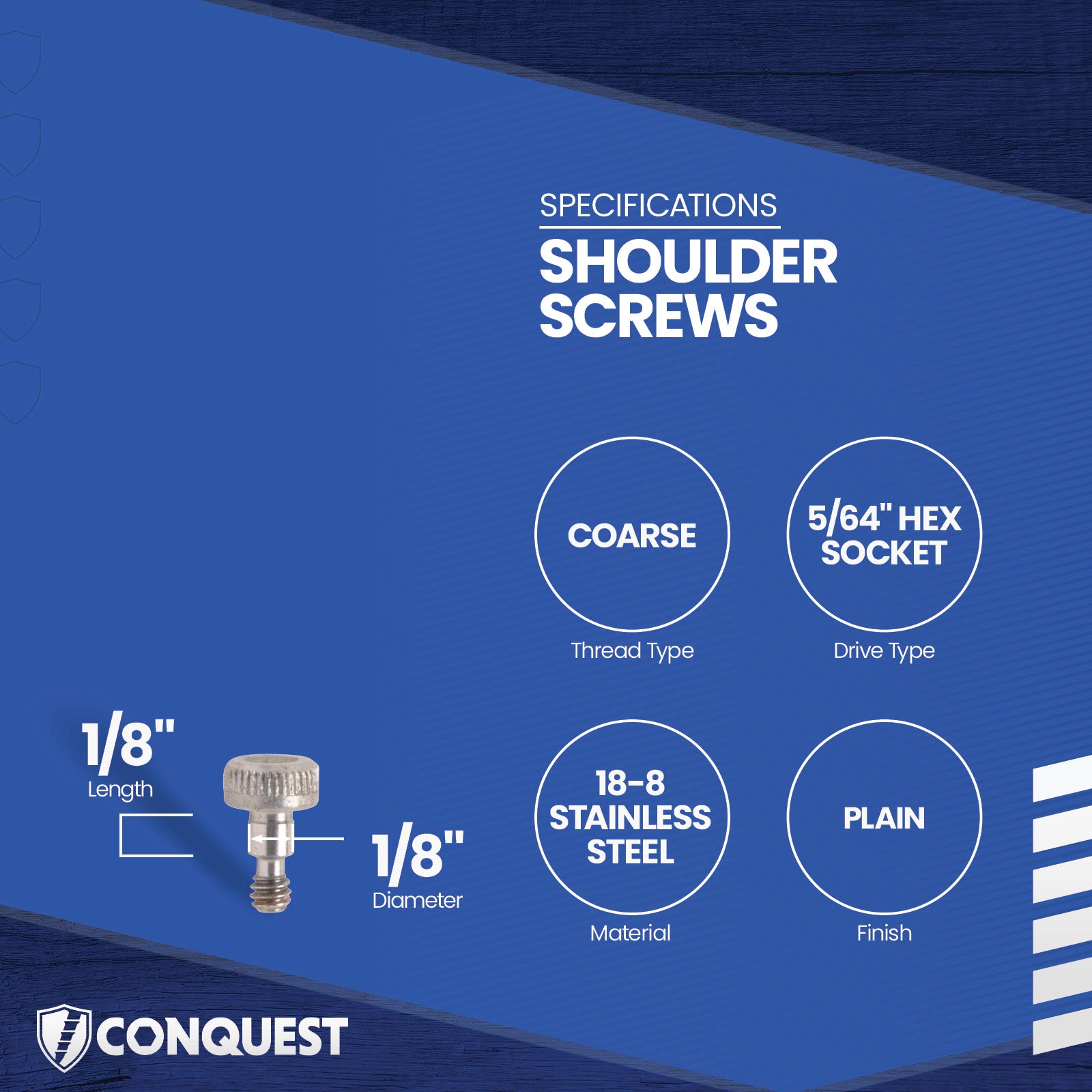 shoulder screw specification graphic