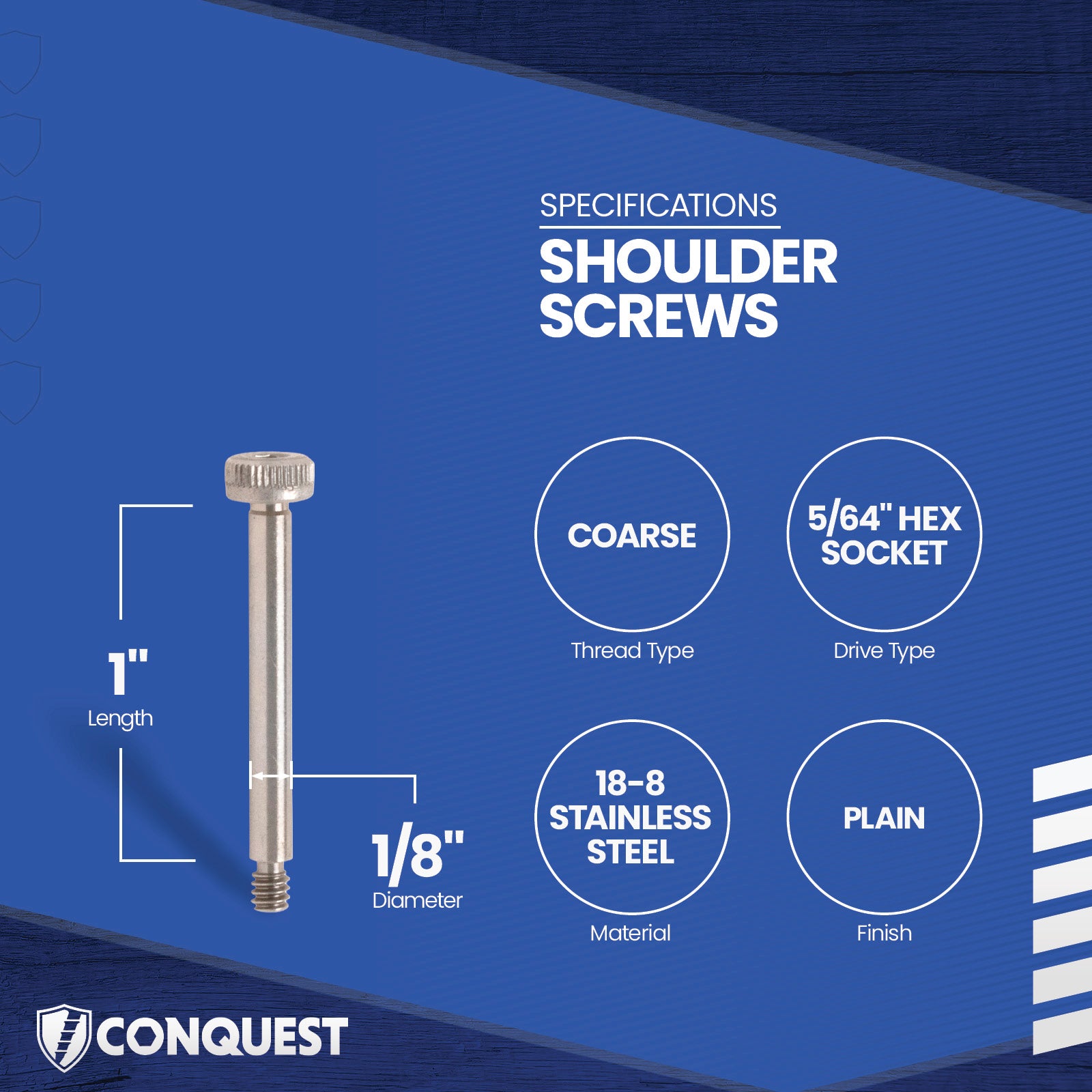 shoulder screw specification graphic