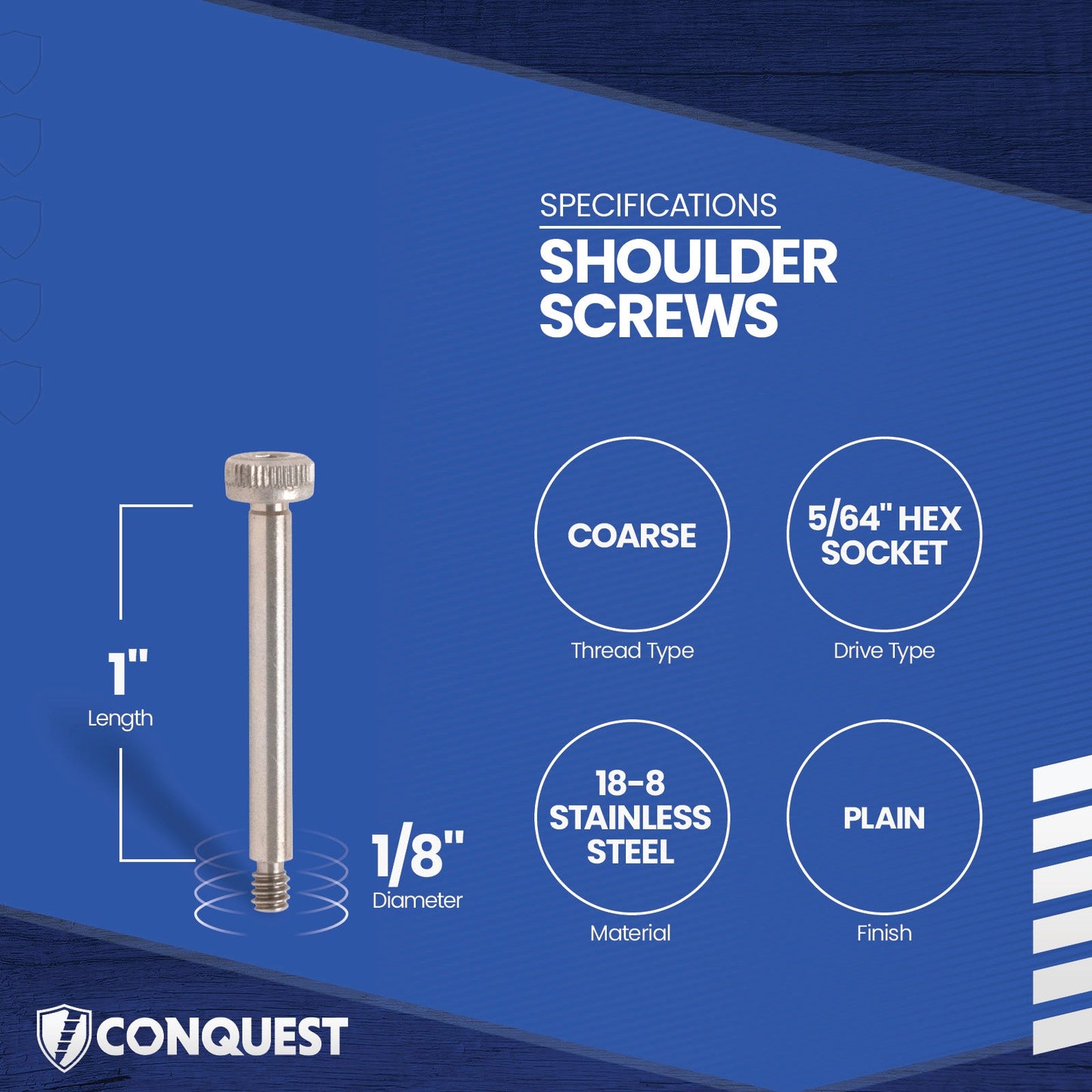 shoulder screw specification graphic