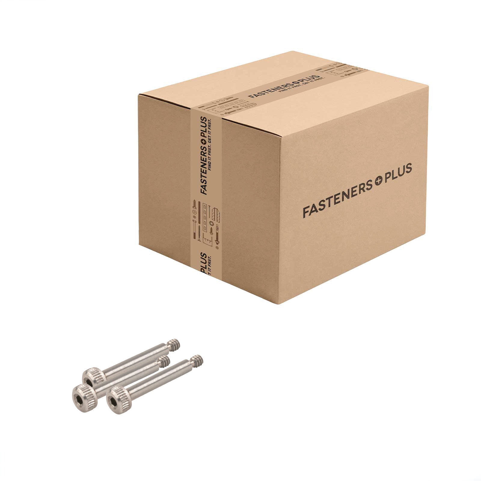 Conquest 1/8"-4-40 x 3/4" Coarse Socket Shoulder Screw - 18-8 Stainless Steel  | Qty. 500 (Carton)