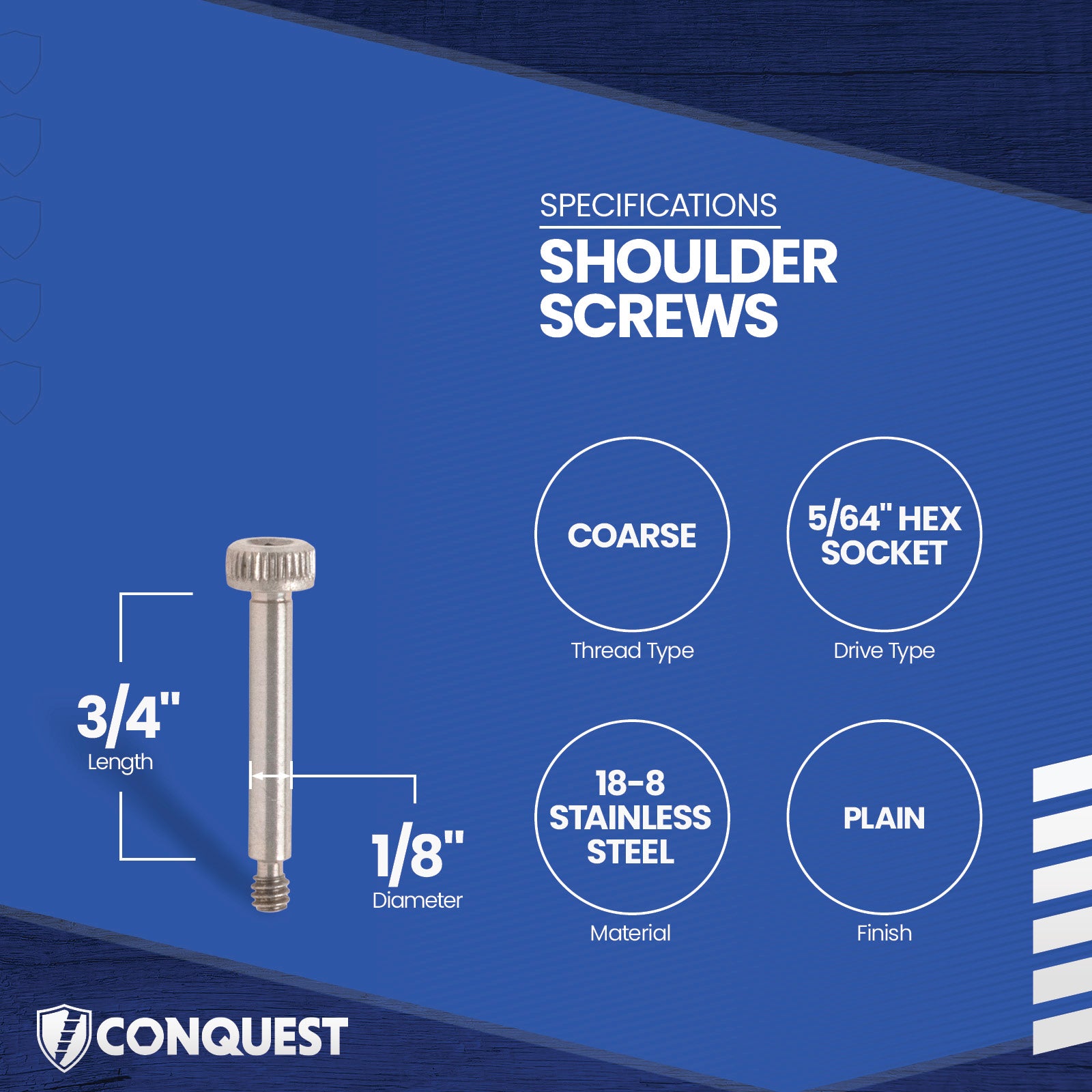 shoulder screw specification graphic