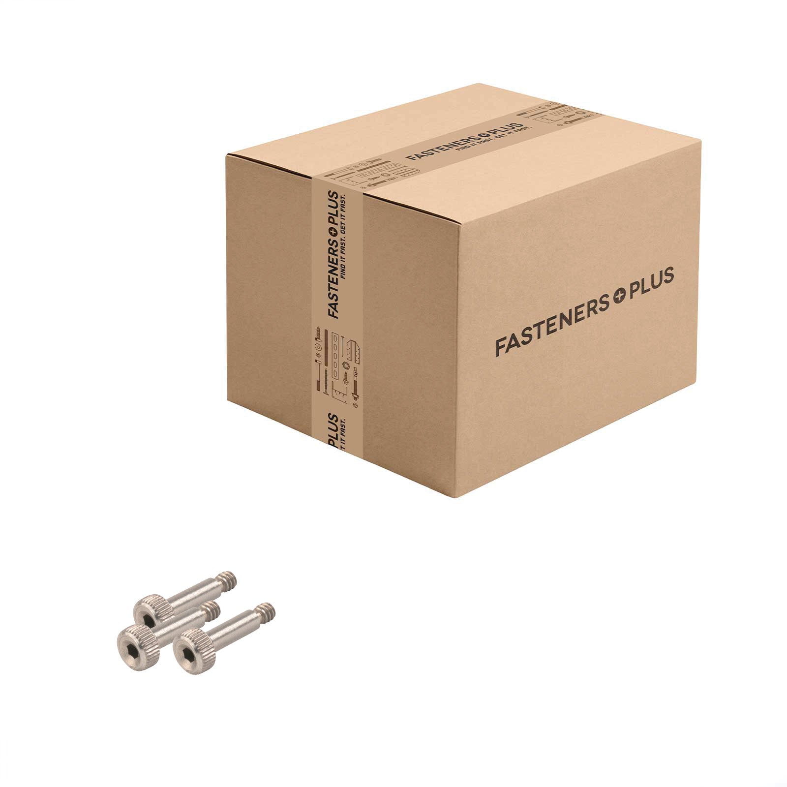 Conquest 1/8"-4-40 x 3/8" Coarse Socket Shoulder Screw - 18-8 Stainless Steel  | Qty. 500 (Carton)