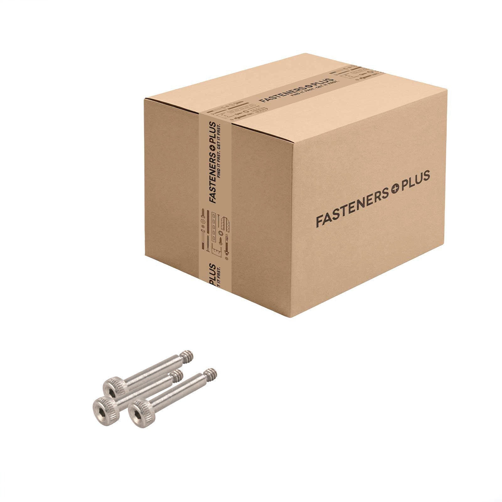 Conquest 1/8"-4-40 x 5/8" Coarse Socket Shoulder Screw - 18-8 Stainless Steel | Qty. 500 (Carton)