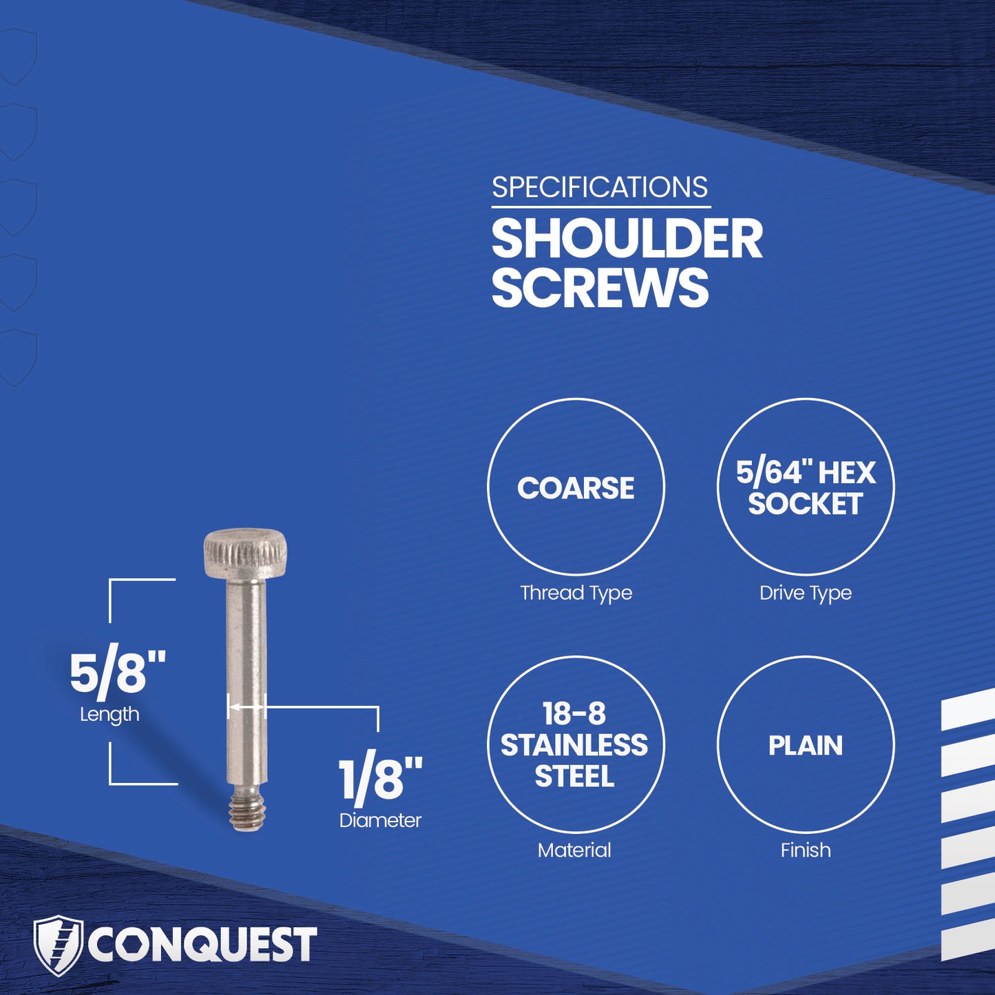shoulder screw specification graphic