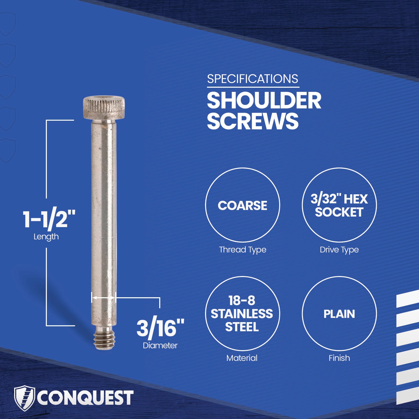 shoulder screw specification graphic