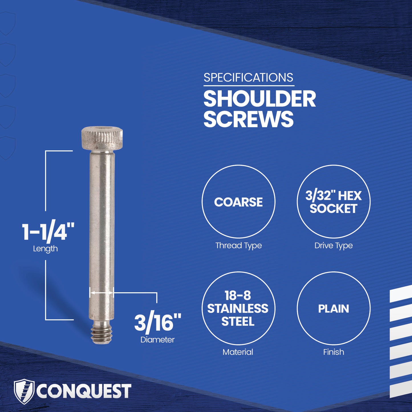 shoulder screw specification graphic