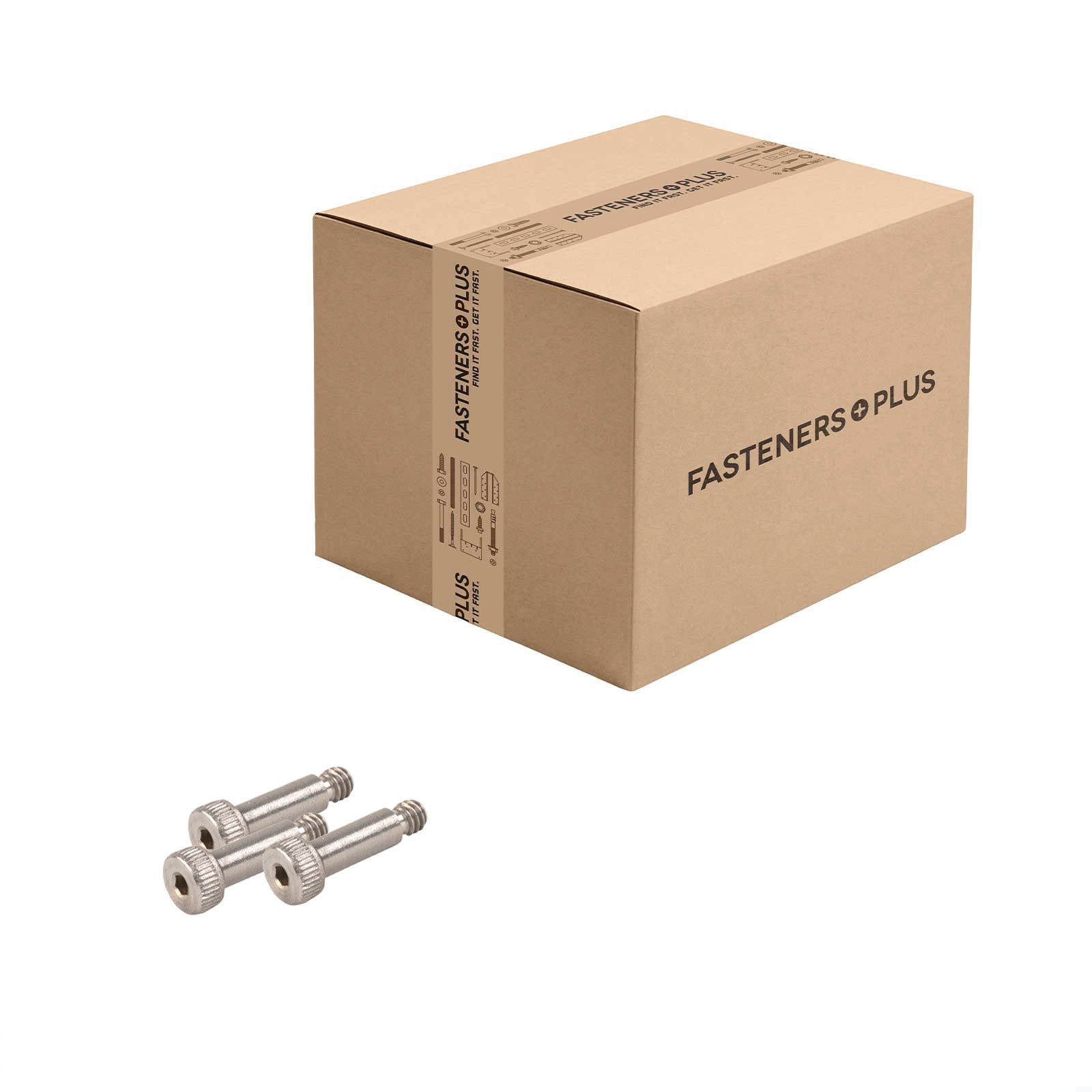 Conquest 3/16"-8-32 x 1/2" Coarse Socket Shoulder Screw - 18-8 Stainless Steel  | Qty. 500 (Carton)