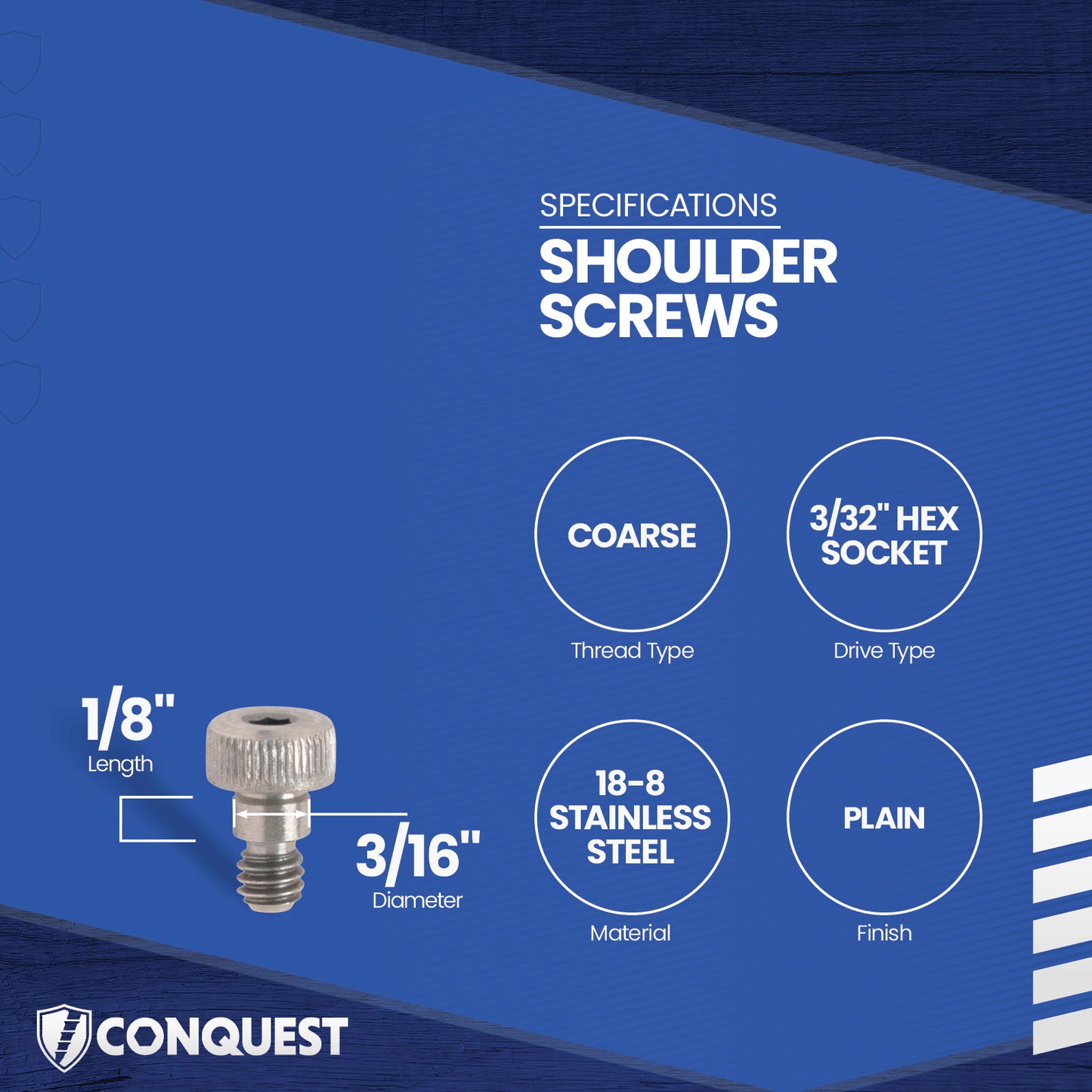 shoulder screw specification graphic