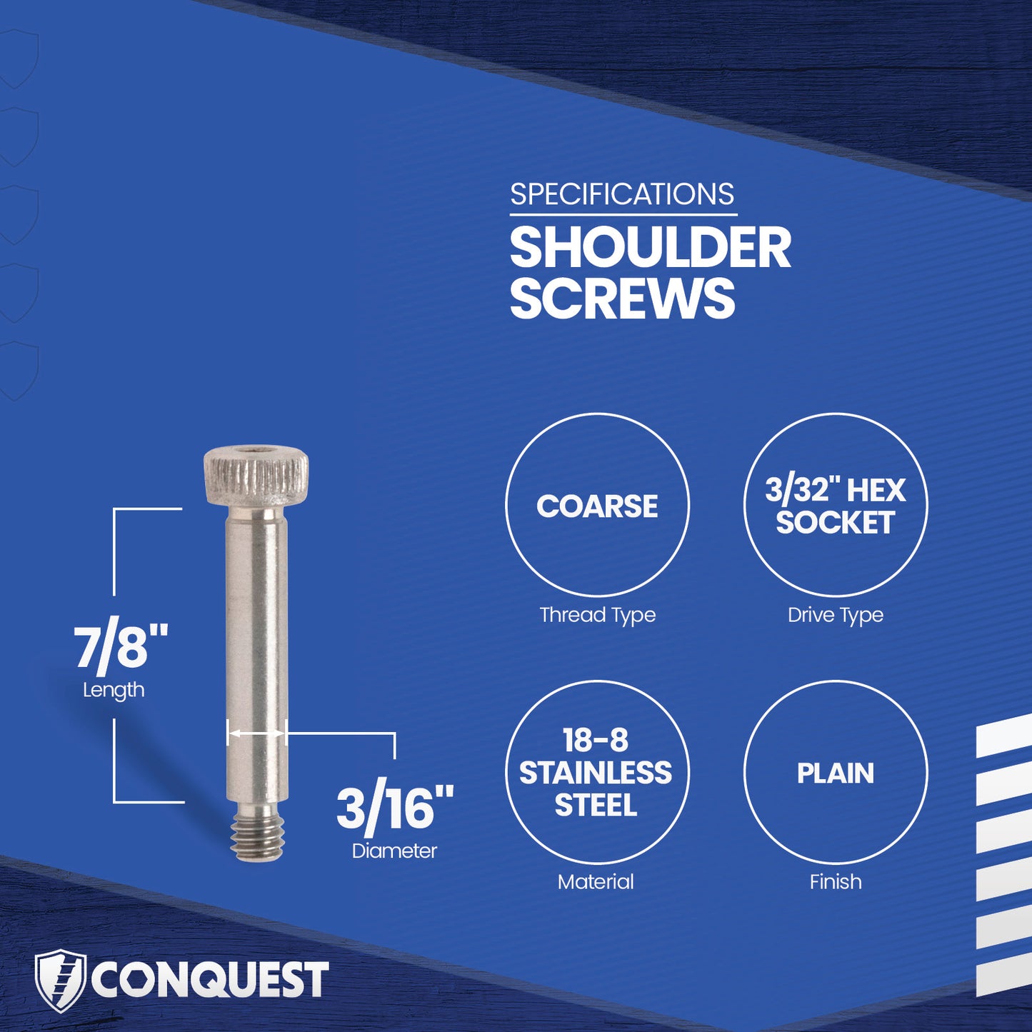 shoulder screw specification graphic
