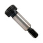 Conquest 1/4"-10-24 x 5/8" Coarse Alloy Socket Shoulder Screw W/Nylon-Patch Threads - Plain