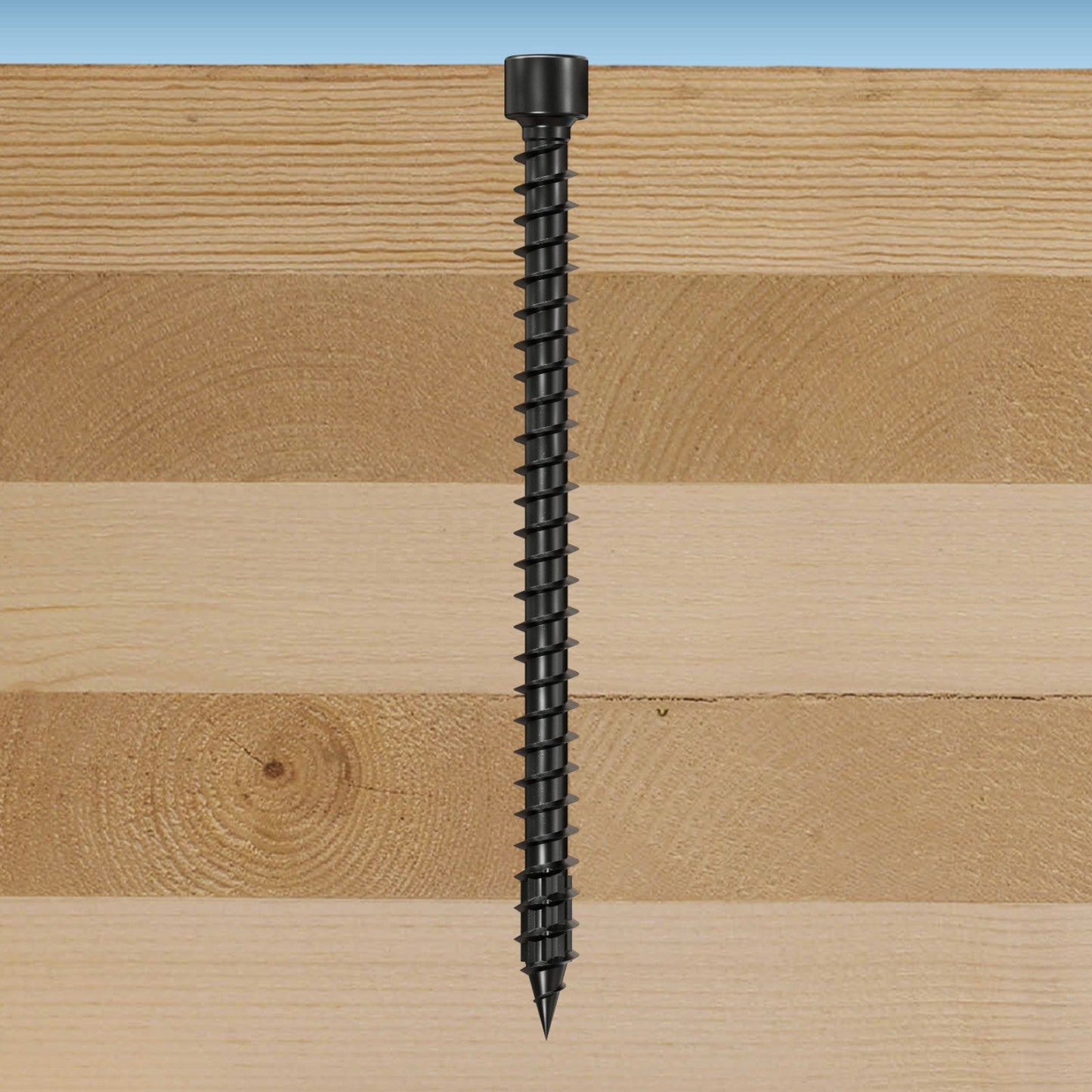 Simpson Strong-Tie Timber CFC flat head screw with black e coat