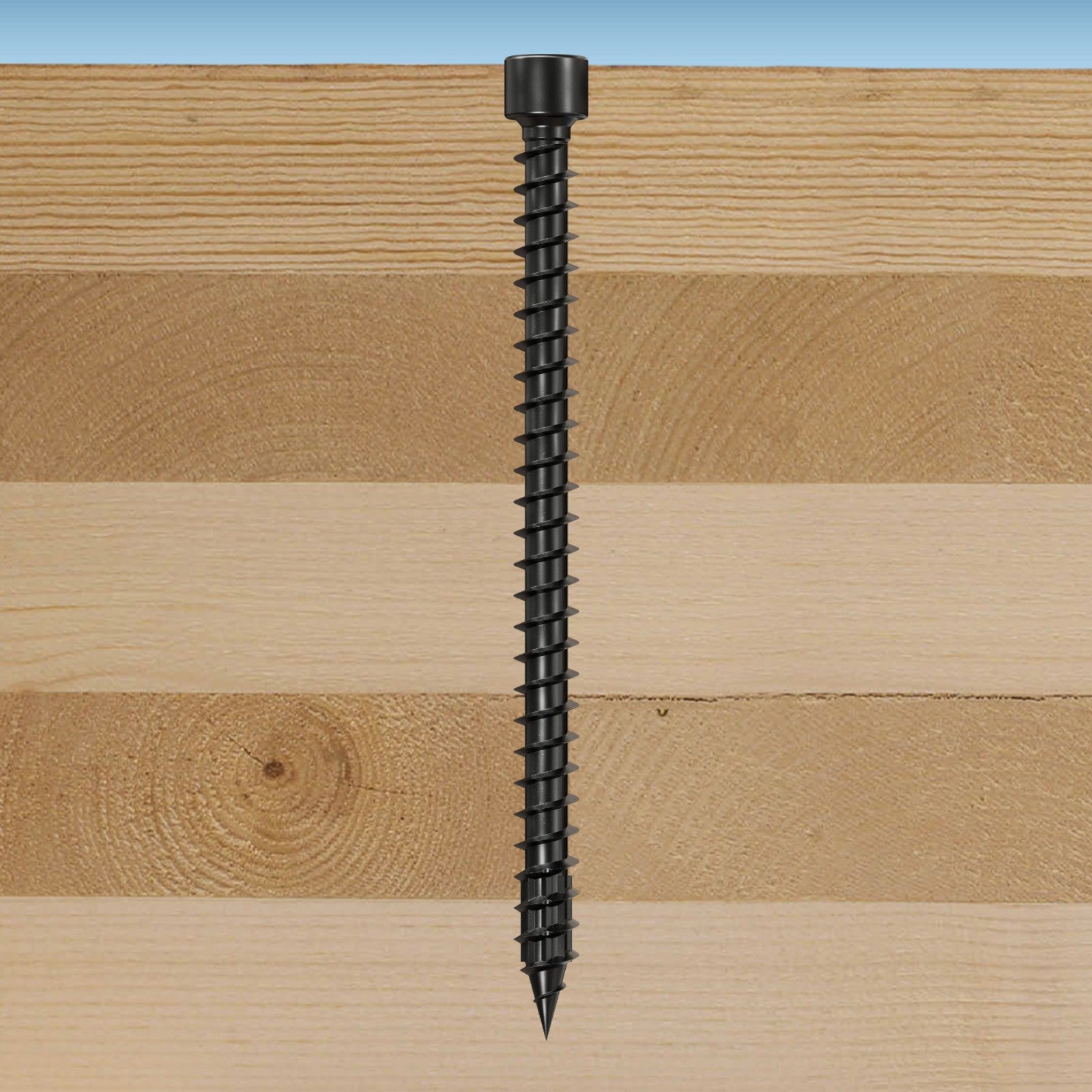 Simpson Strong-Tie Timber CFC flat head screw with black e coat