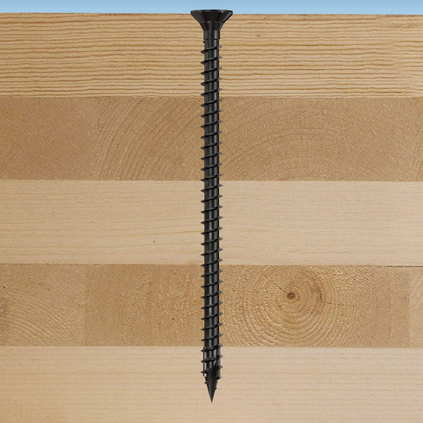 Simpson Strong-Tie Timber CF flat head screw with black e coat