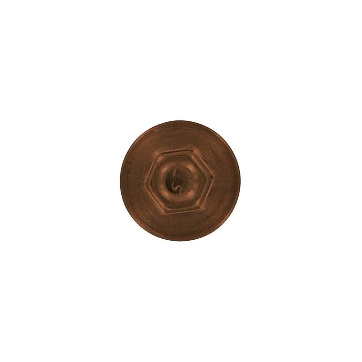 #12 x 34 inch STXL Woodbinder Metal Roofing Stitch Screw Brown Pkg 250 image 2 of 2