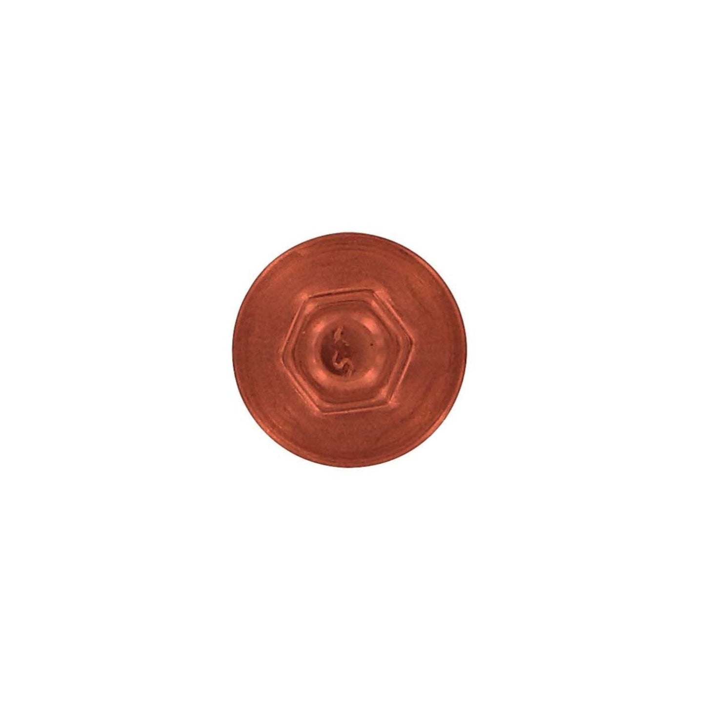 #12 x 34 inch STXL Woodbinder Metal Roofing Stitch Screw Copper Pkg 250 image 2 of 2