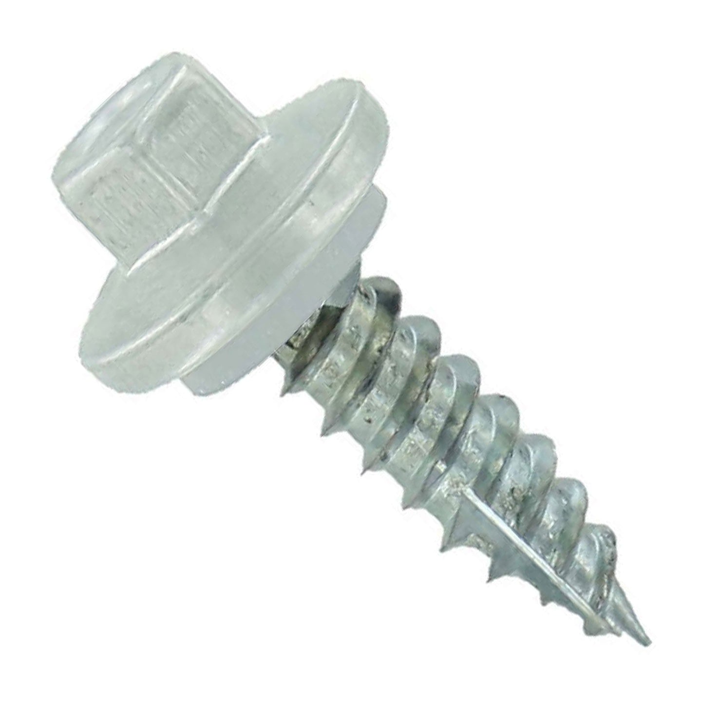 #12 x 34 inch STXL Woodbinder Metal Roofing Stitch Screw Light Gray Pkg 250 image 1 of 2