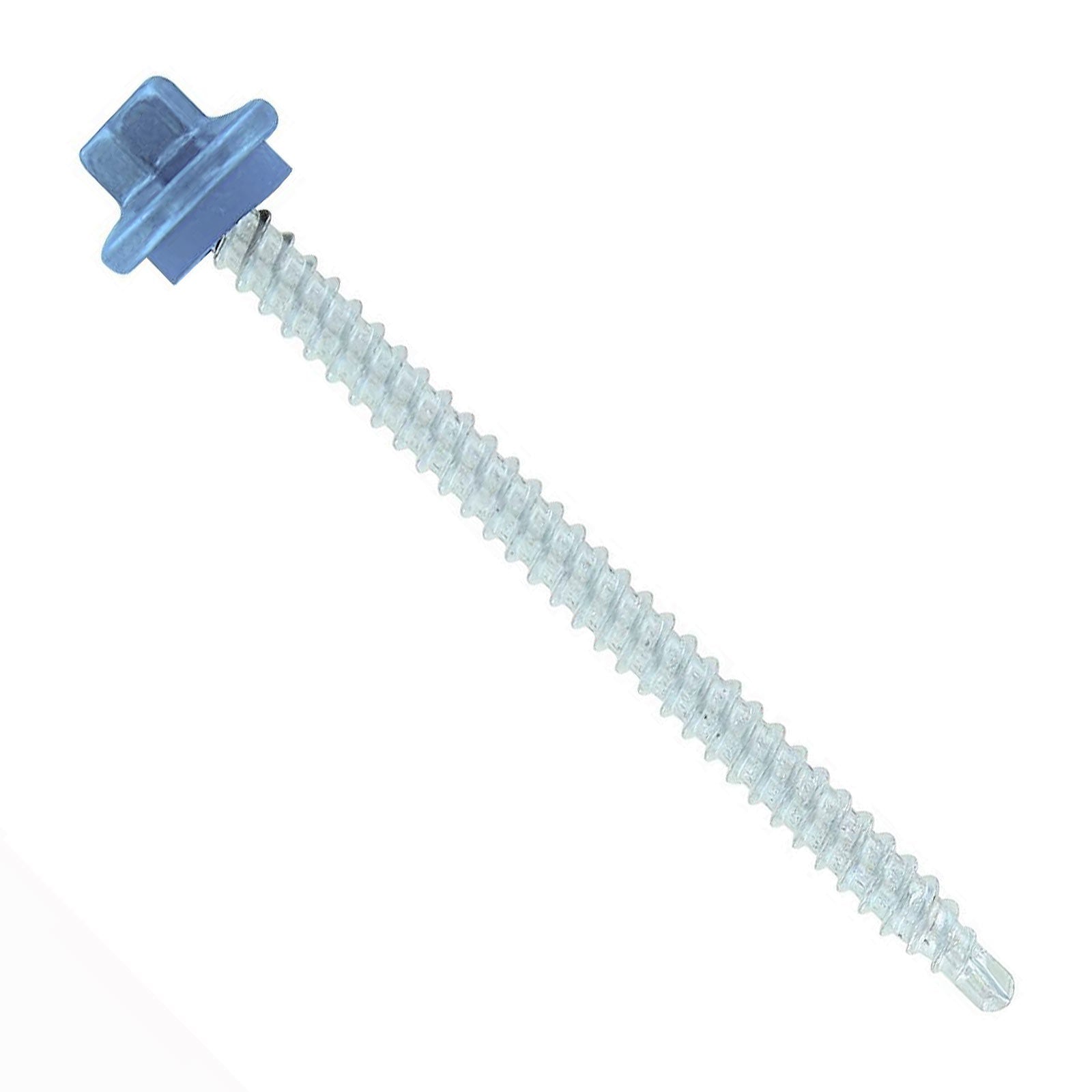 #9 x 212 inch STXL Woodbinder Metal Roofing Screw Blue Pkg 250