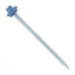 #9 x 3 inch STXL Woodbinder Metal Roofing Screw Blue Pkg 250
