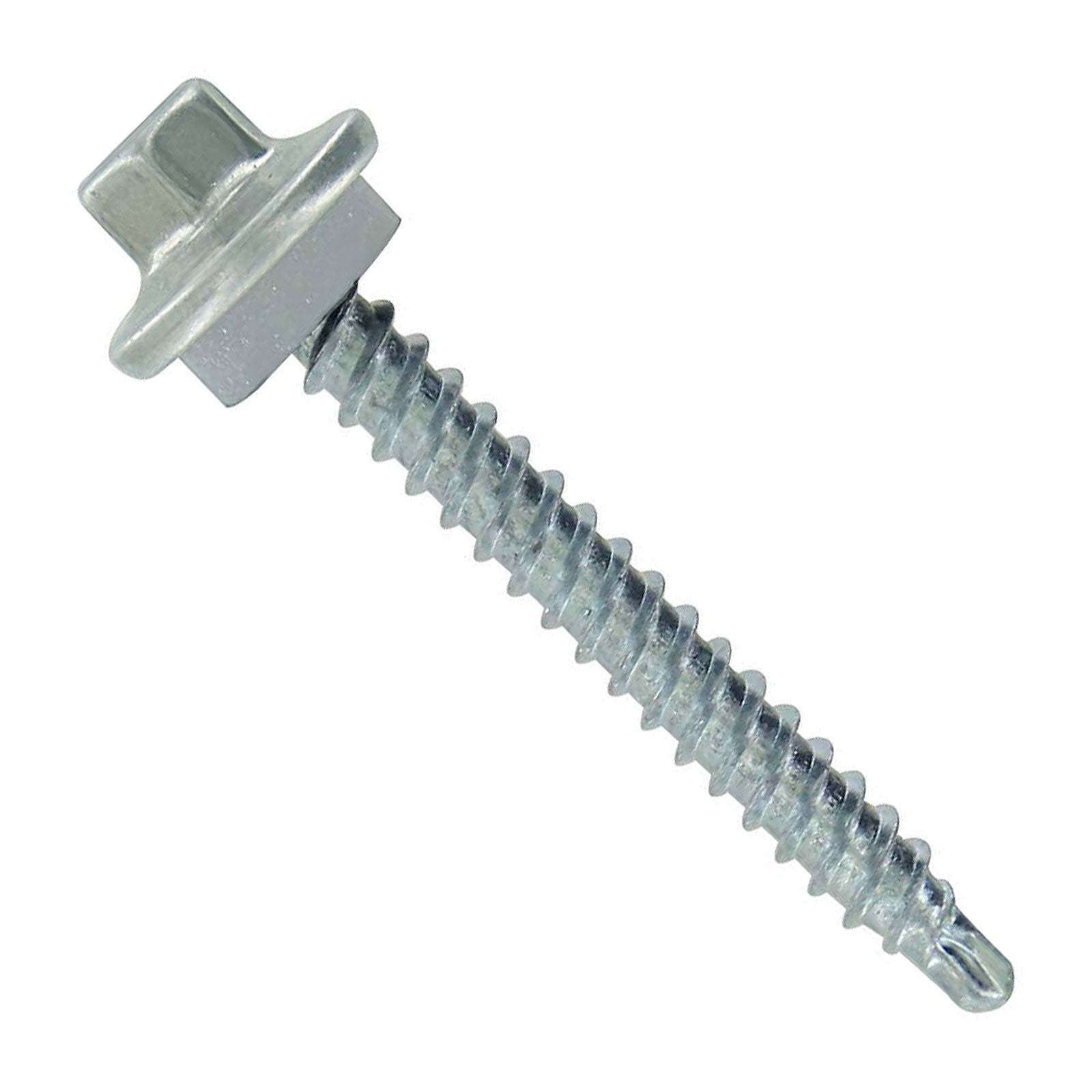 #9 x 112 inch STXL Woodbinder Metal Roofing Screw Light Gray Pkg 250