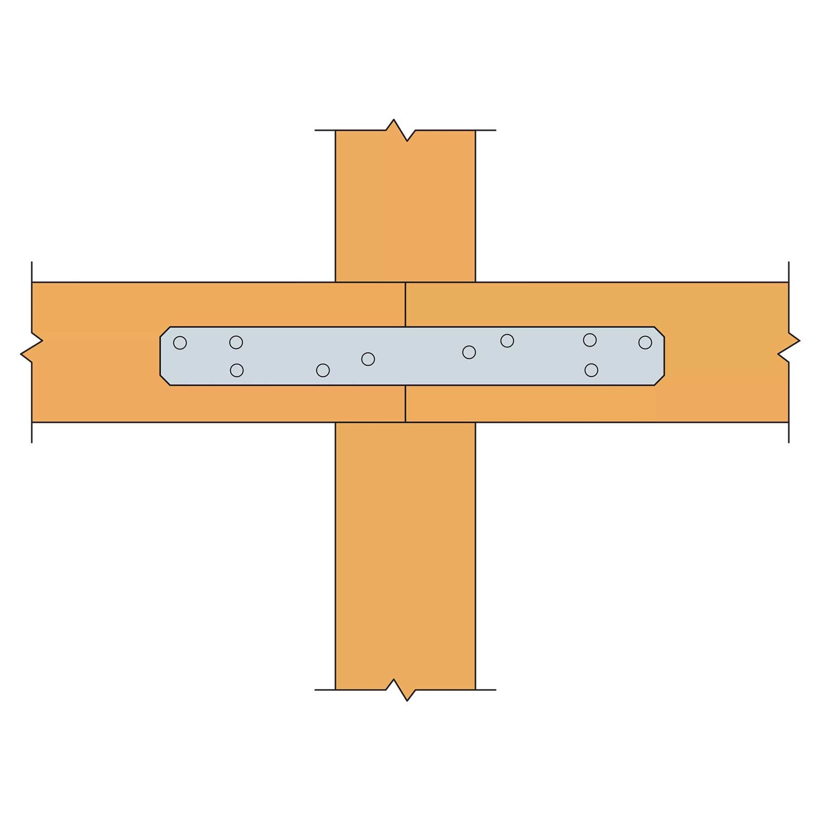 Simpson ST18 18" 16 Gauge Strap Tie - Installation