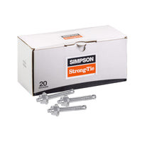 Simpson 5/8" x 5" Strong Bolt 2 Fully Assembled Wedge Anchor - 304 Stainless Steel, Pkg 20