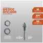Simpson 3/4" x 4-3/4" Strong Bolt 2 Fully Assembled Wedge Anchor - Mechanically Galvanized, Pkg 10 Dimensions