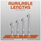 Simpson 3/4" Strong Bolt 2 Fully Assembled Wedge Anchor - 304 Stainless Steel Length Chart