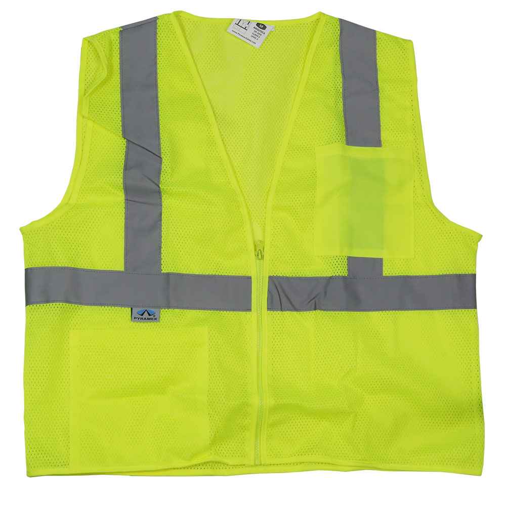 Lime Reflective Safety Vest - Hi Vis Vest - M